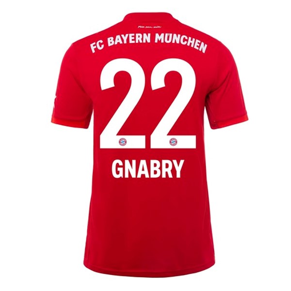 Camiseta Bayern Munich NO.22 Gnabry Replica Segunda Ropa 2019/20 Blanco